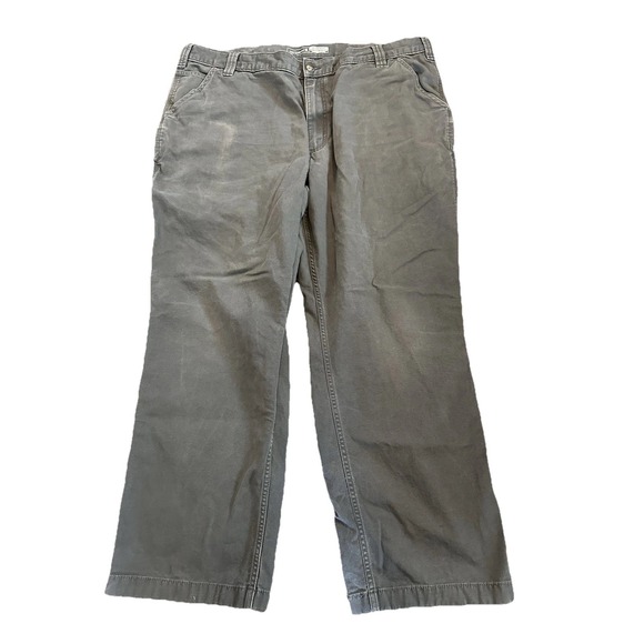 Carhartt BN2291-M Pants 42/28 Gray Canvas Relaxed Fit‎ Workwear - Picture 1 of 9